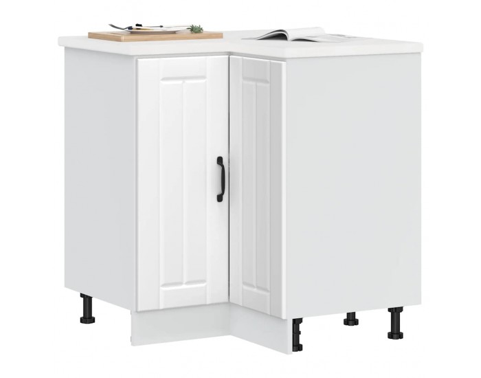 Sonata H Кухненски ъглов шкаф Lucca, бял, инженерно дърво