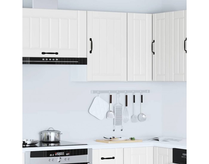 Sonata H Кухненски стенен шкаф Lucca, бял, инженерно дърво