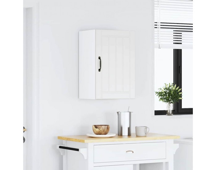 Sonata H Кухненски стенен шкаф Lucca, бял, инженерно дърво