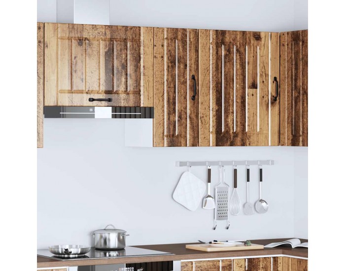 Sonata H Кухненски стенен шкаф Lucca, старо дърво, инженерно дърво