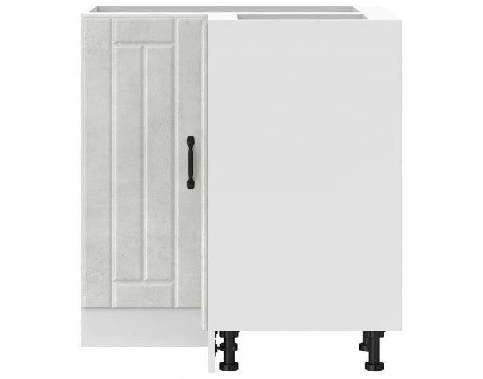 Sonata H Кухненски ъглов шкаф Lucca, бетонно сив, инженерно дърво