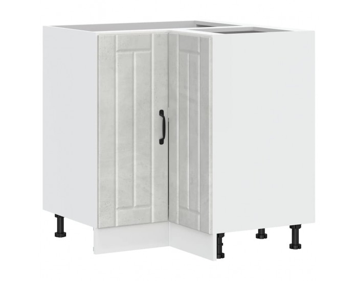 Sonata H Кухненски ъглов шкаф Lucca, бетонно сив, инженерно дърво