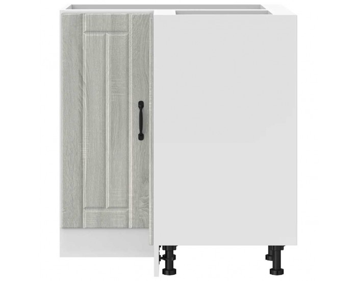 Sonata H Кухненски ъглов шкаф Lucca, сив сонома, инженерно дърво