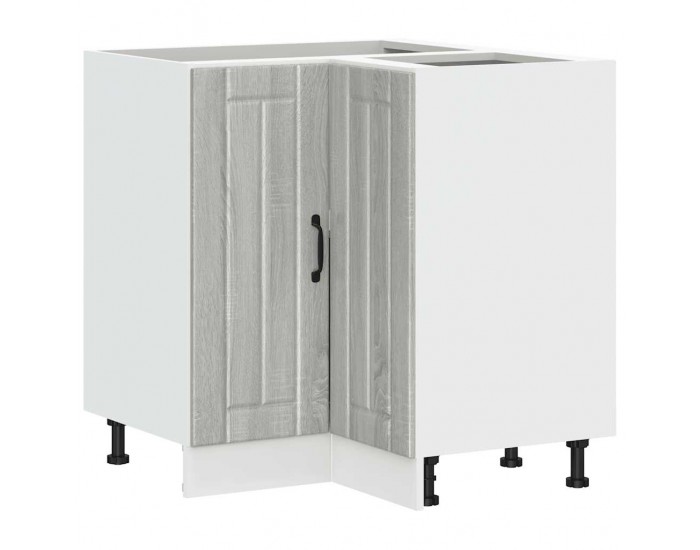 Sonata H Кухненски ъглов шкаф Lucca, сив сонома, инженерно дърво