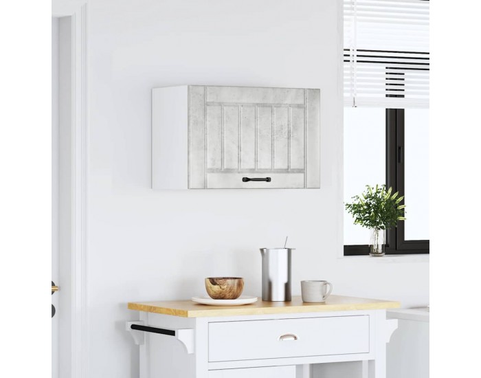 Sonata H Кухненски стенен шкаф Lucca, бетонно сив, инженерно дърво