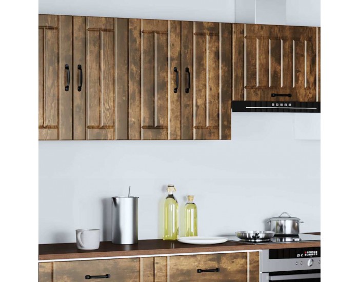 Sonata H Кухненски стенен шкаф Lucca, опушен дъб, инженерно дърво