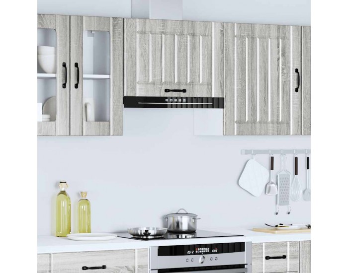 Sonata H Кухненски стенен шкаф Lucca, сив сонома, инженерно дърво