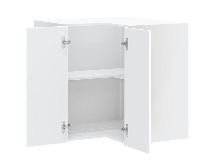 Sonata H Кухненски стенен ъглов шкаф Lucca, бял, инженерно дърво