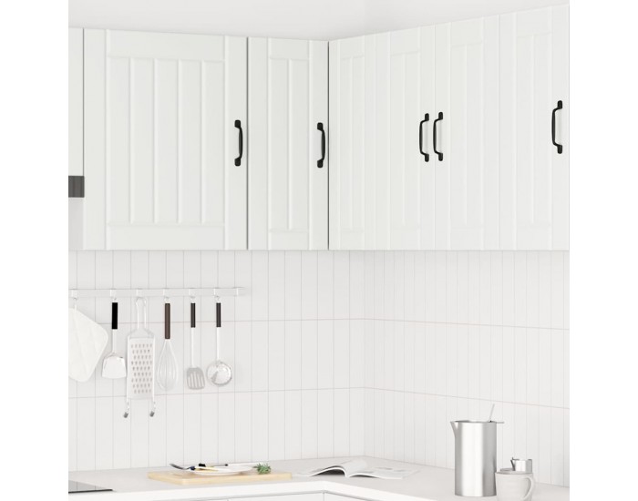 Sonata H Кухненски стенен ъглов шкаф Lucca, бял, инженерно дърво