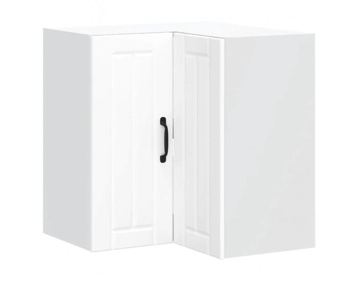 Sonata H Кухненски стенен ъглов шкаф Lucca, бял, инженерно дърво