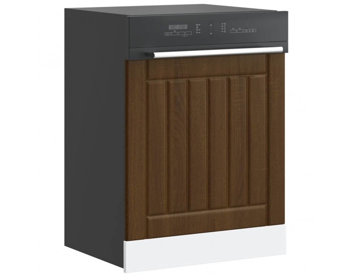 Sonata H Панел за миялна машина, Lucca, кафяв дъб, инженерно дърво