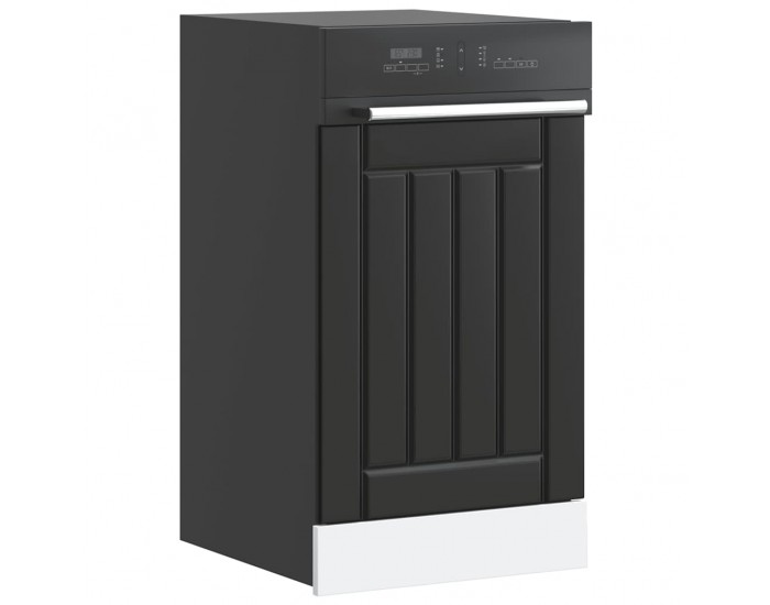 Sonata H Панел за миялна машина, Lucca, черен, инженерно дърво