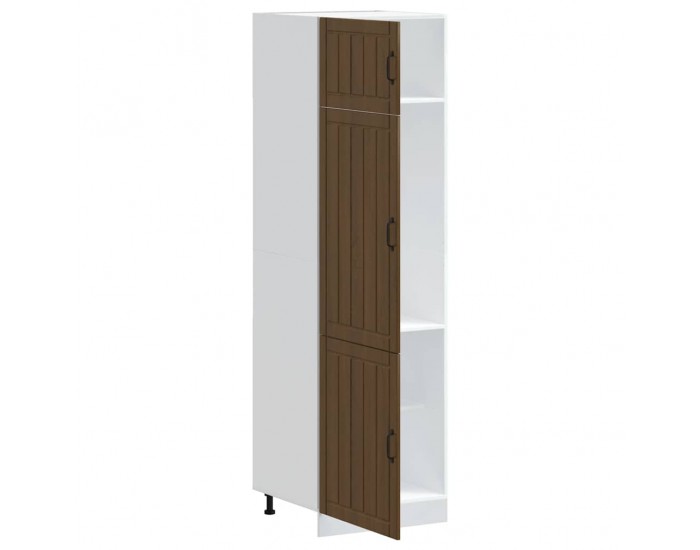 Sonata H Кухненски шкаф Lucca, кафяв дъб, инженерно дърво