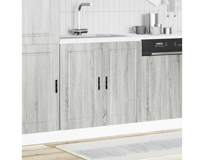 Sonata H Шкаф за мивка, Porto, сив сонома, 80x46x81,5см, инженерно дърво