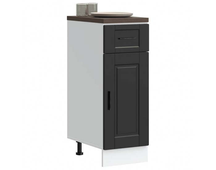 Sonata H Кухненски шкаф Porto, черен, инженерно дърво