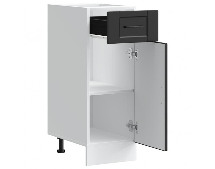 Sonata H Кухненски шкаф Porto, черен, инженерно дърво