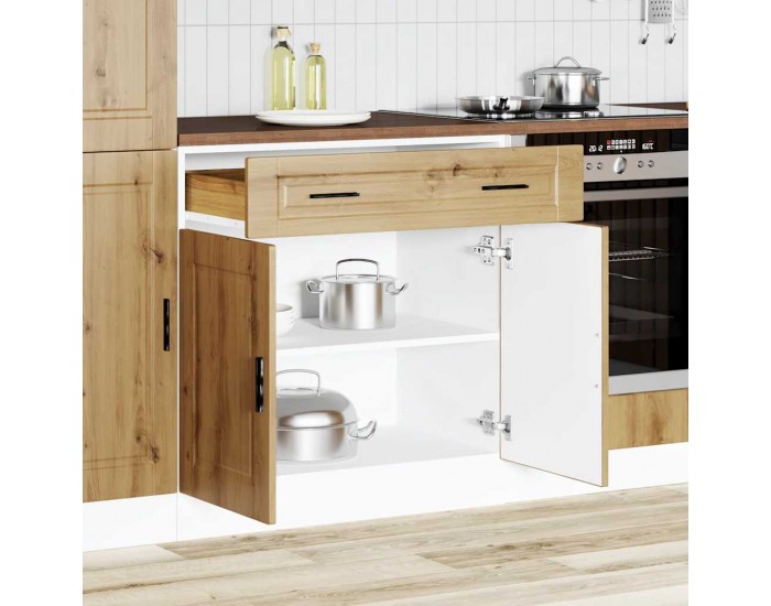 Sonata H Кухненски шкаф Porto, дъб артизан, инженерно дърво