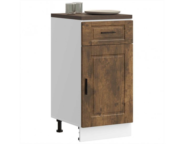 Sonata H Кухненски шкаф Porto, опушен дъб, инженерно дърво