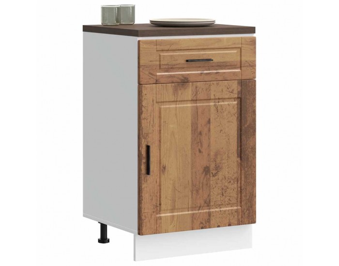 Sonata H Кухненски шкаф Porto, старо дърво, инженерно дърво