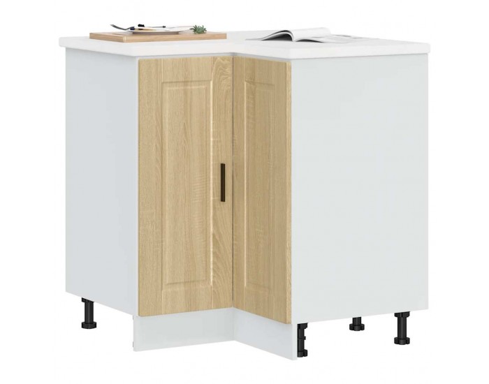 Sonata H Кухненски ъглов шкаф Porto, дъб сонома, инженерно дърво