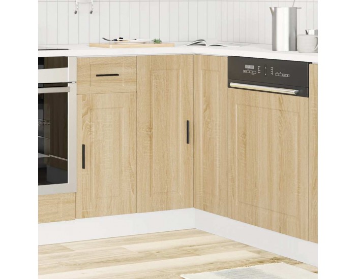 Sonata H Кухненски ъглов шкаф Porto, дъб сонома, инженерно дърво