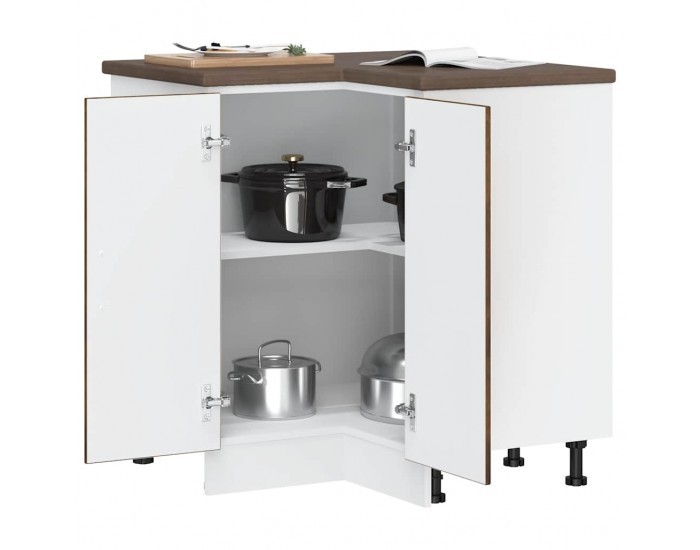 Sonata H Кухненски ъглов шкаф Porto, опушен дъб, инженерно дърво