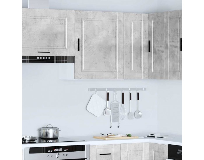 Sonata H Кухненски стенен шкаф Porto, бетонно сив, инженерно дърво