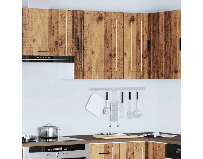 Sonata H Кухненски стенен шкаф Porto, старо дърво, инженерно дърво