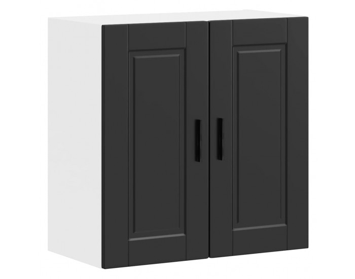 Sonata H Кухненски стенен шкаф Porto, черен, инженерно дърво