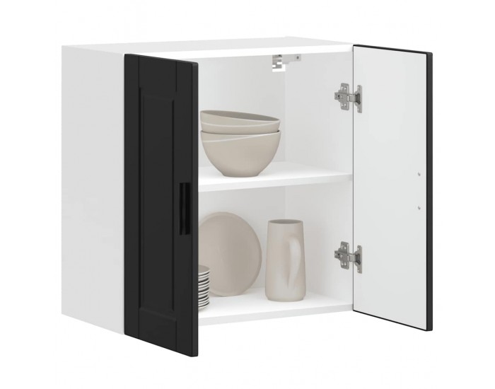 Sonata H Кухненски стенен шкаф Porto, черен, инженерно дърво