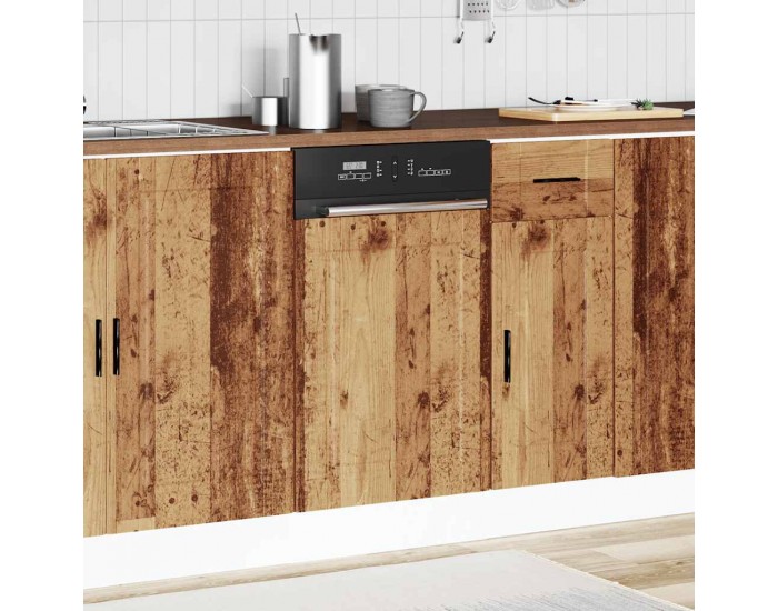 Sonata H Панел за съдомиялна машина, Porto, старо дърво, инженерно дърво