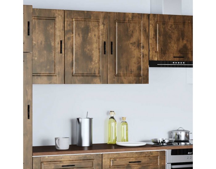 Sonata H Кухненски стенен шкаф Porto, опушен дъб, инженерно дърво