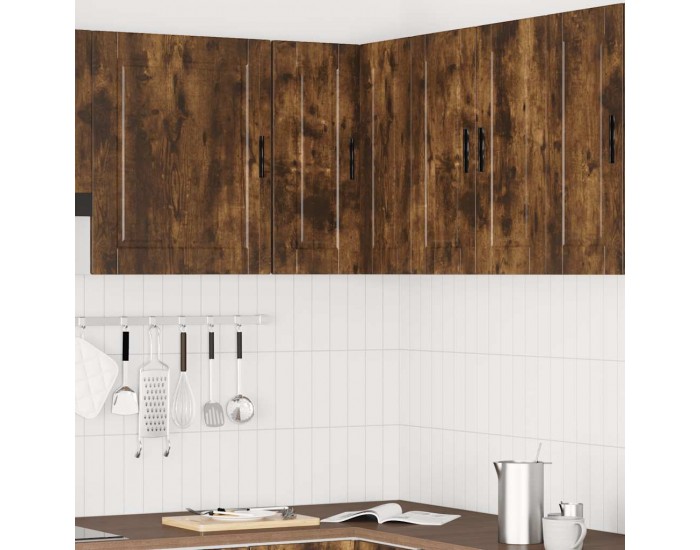 Sonata H Кухненски стенен ъглов шкаф Porto, опушен дъб, инженерно дърво