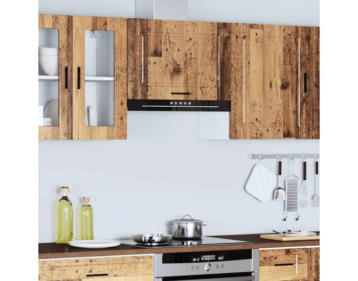 Sonata H Кухненски стенен шкаф Porto, старо дърво, инженерно дърво