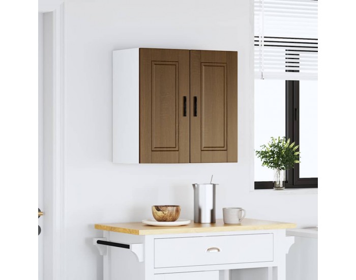Sonata H Кухненски стенен шкаф Porto, кафяв дъб, инженерно дърво