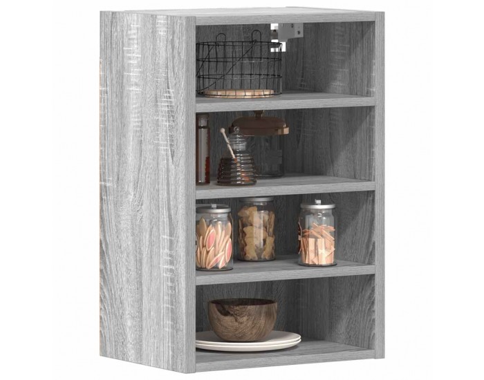 Sonata H Висящ шкаф Рига, сив, сонома, 40x29,5x60 см, инженерно дърво