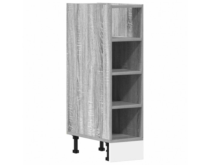 Sonata H Долен шкаф Рига сив, цвят сонома, 20x44,5x81,5 см, инженерно дърво