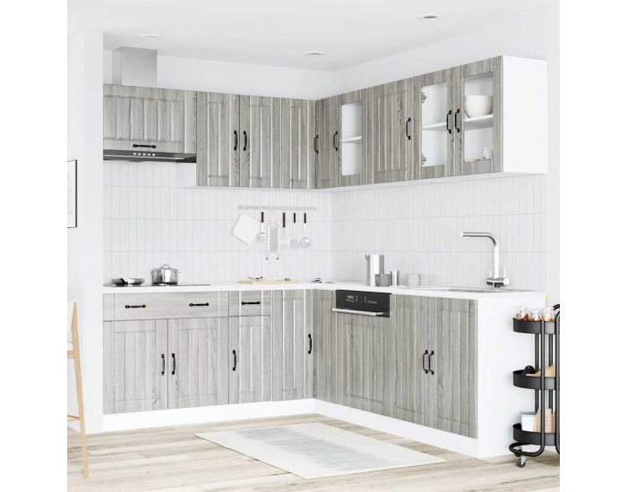 Sonata H Комплект кухненски шкафове от 11 части Lucca, инженерно дърво