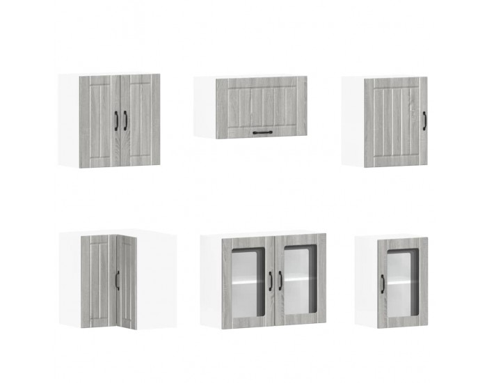 Sonata H Комплект кухненски шкафове от 11 части Lucca, инженерно дърво