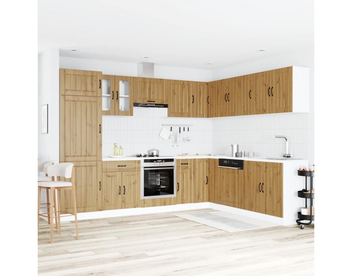 Sonata H Комплект кухненски шкафове от 14 части Lucca, инженерно дърво