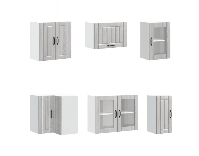 Sonata H Комплект кухненски шкафове от 11 части Lucca, инженерно дърво