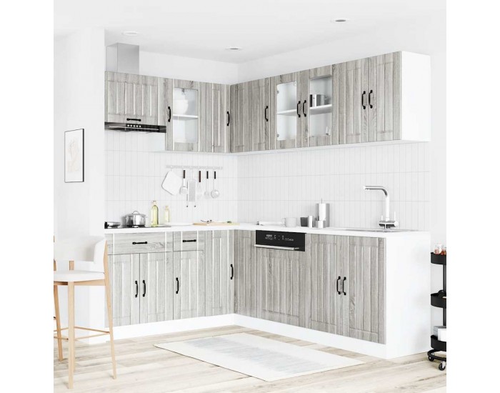 Sonata H Комплект кухненски шкафове от 11 части Lucca, инженерно дърво