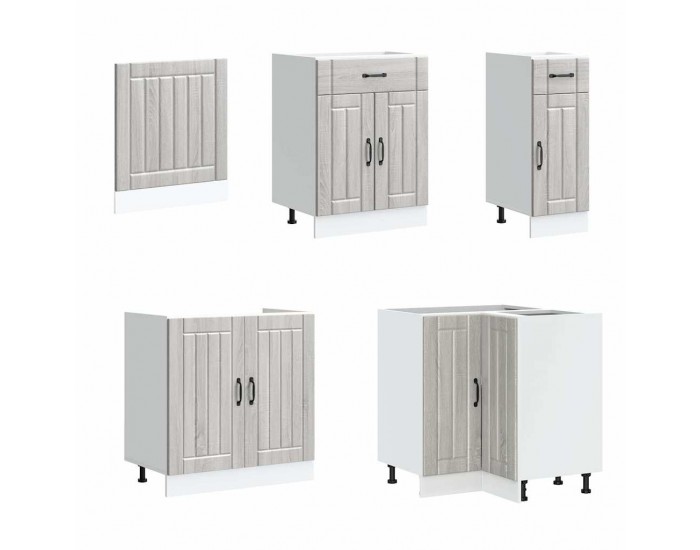 Sonata H Комплект кухненски шкафове от 11 части Lucca, инженерно дърво