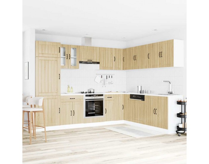 Sonata H Комплект кухненски шкафове от 14 части Lucca, инженерно дърво