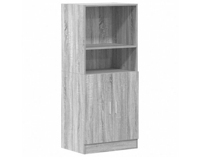 Sonata H Кухненски шкаф, сив сонома, 57x41,5x131,5 см, инженерно дърво