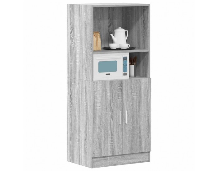 Sonata H Кухненски шкаф, сив сонома, 57x41,5x131,5 см, инженерно дърво