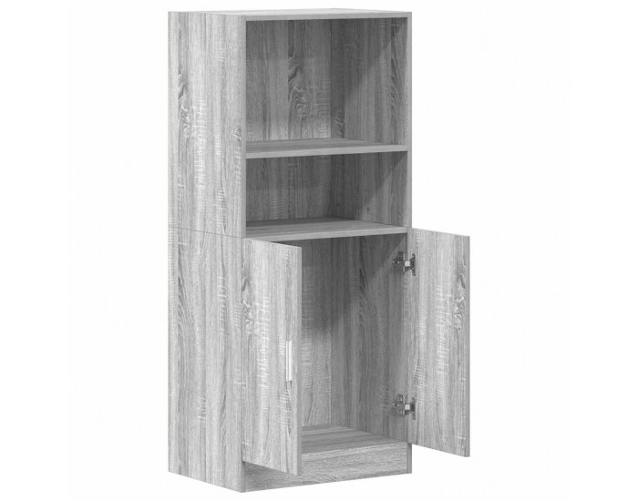 Sonata H Кухненски шкаф, сив сонома, 57x41,5x131,5 см, инженерно дърво