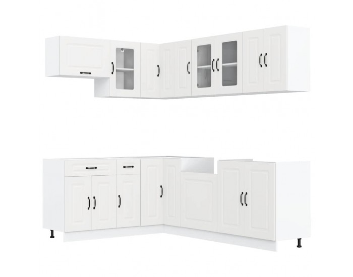 Sonata H Комплект кухненски шкафове от 11 части Kalmar, инженерно дърво