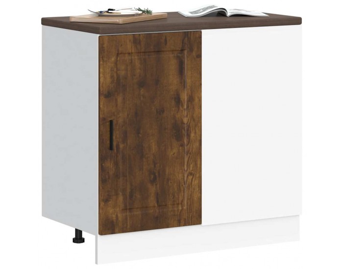 Sonata H Кухненски шкаф Porto, опушен дъб, инженерно дърво