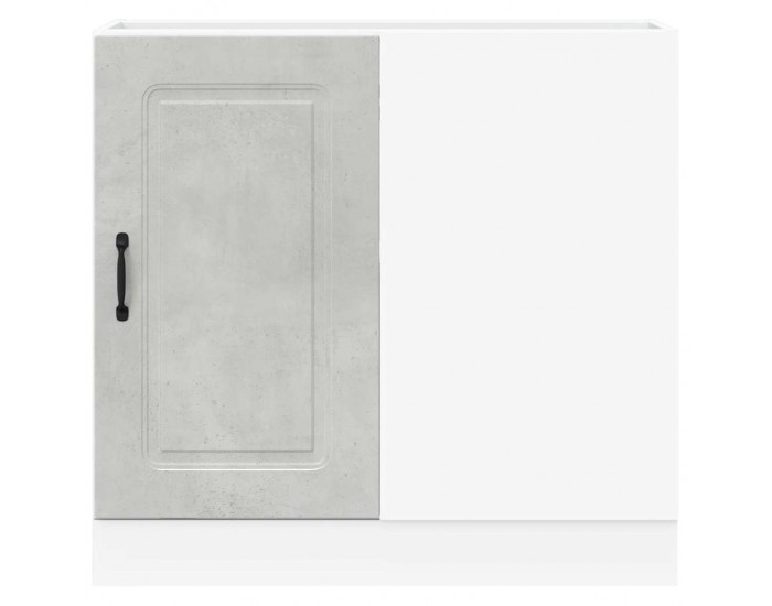 Sonata H Кухненски шкаф, Kalmar, бетонно сив, инженерно дърво